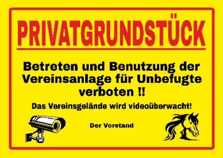Warnschild Zutritt verboten Warnung - Zutritt verboten Betreten und Benutzung für Unbefugte verboten Bild