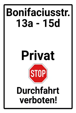 Warnschild Zutritt verboten Warnung - Zutritt verboten Durchfahrt verboten Bild